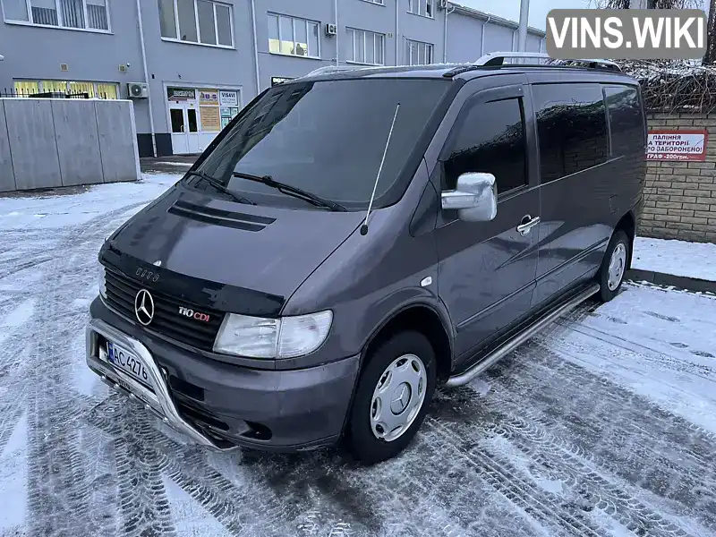 Вантажопасажирський фургон Mercedes-Benz Vito 1999 2.15 л. Ручна / Механіка обл. Волинська, Луцьк - Фото 1/20