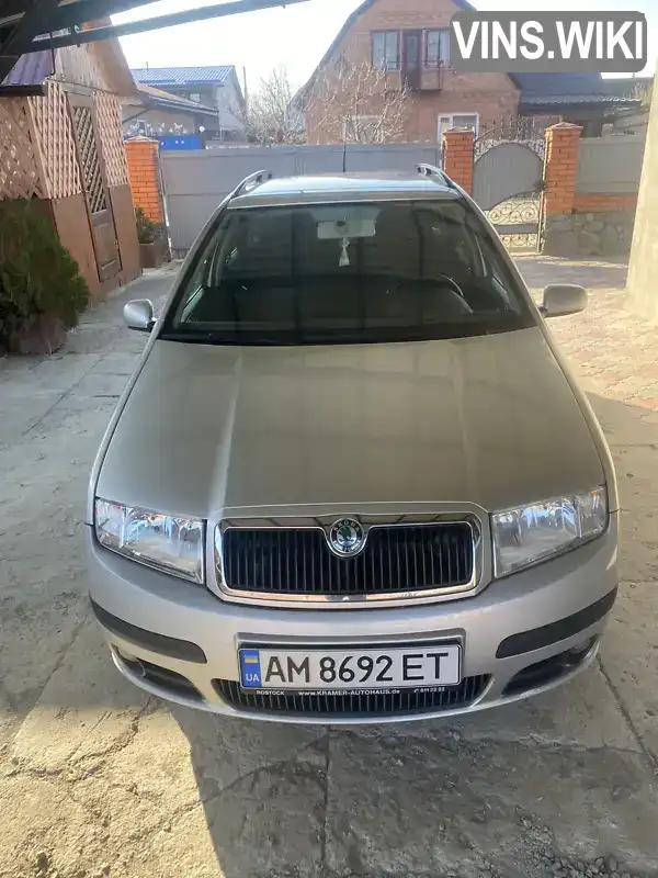 Універсал Skoda Fabia 2005 1.39 л. Ручна / Механіка обл. Житомирська, Бердичів - Фото 1/19