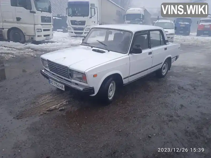 Седан ВАЗ / Lada 2107 2004 1.45 л. Ручна / Механіка обл. Закарпатська, Тячів - Фото 1/8