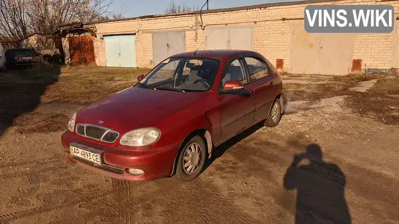 Хетчбек Daewoo Lanos 2006 1.5 л. Ручна / Механіка обл. Запорізька, Запоріжжя - Фото 1/4