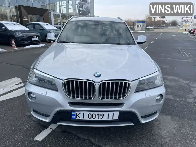 Позашляховик / Кросовер BMW X3 2012 2 л. Автомат обл. Київська, Київ - Фото 1/21