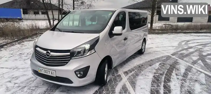 Мінівен Opel Vivaro 2017 1.6 л. Ручна / Механіка обл. Волинська, Ковель - Фото 1/15