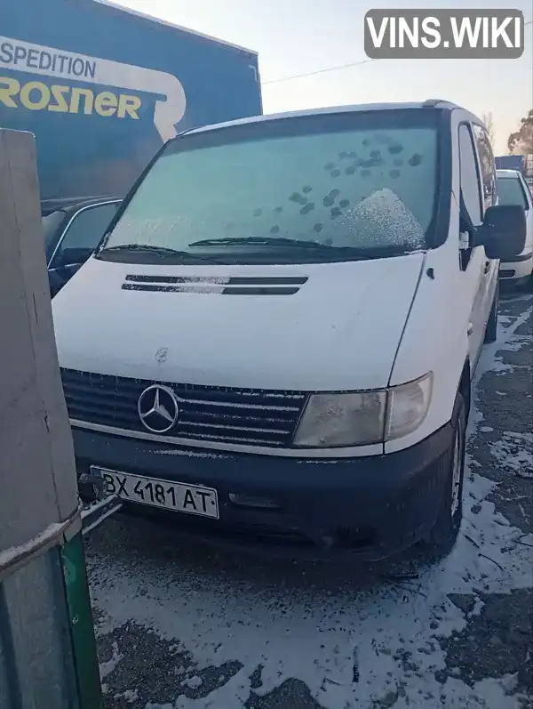 Мінівен Mercedes-Benz Vito 2003 2.2 л. Ручна / Механіка обл. Хмельницька, Хмельницький - Фото 1/11