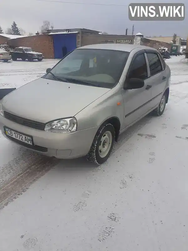 Седан ВАЗ / Lada 1118 Калина 2008 1.6 л. Ручна / Механіка обл. Чернігівська, Чернігів - Фото 1/14