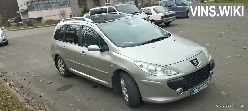 Універсал Peugeot 307 2006 1.59 л. Ручна / Механіка обл. Львівська, Новояворівськ - Фото 1/10