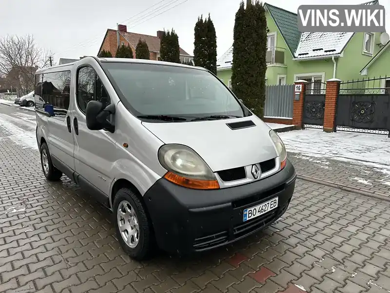 Мінівен Renault Trafic 2004 1.9 л. Ручна / Механіка обл. Тернопільська, Тернопіль - Фото 1/17