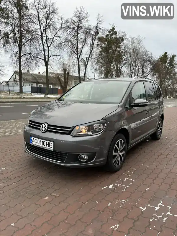 Минивэн Volkswagen Touran 2013 1.6 л. Ручная / Механика обл. Волынская, location.city.volodymyr - Фото 1/21