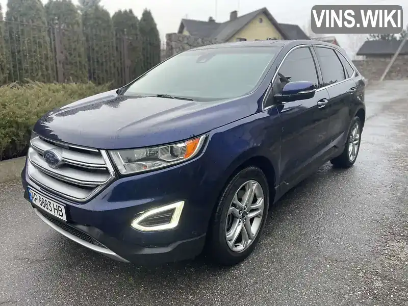 Внедорожник / Кроссовер Ford Edge 2016 3.5 л. обл. Запорожская, Запорожье - Фото 1/13