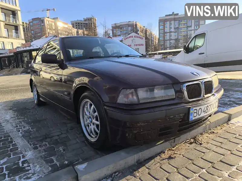 Купе BMW 3 Series 1996 1.6 л. Ручна / Механіка обл. Тернопільська, Тернопіль - Фото 1/16