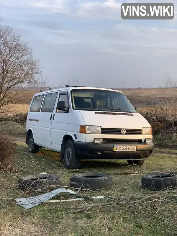 Мінівен Volkswagen Transporter 2000 2.4 л. Ручна / Механіка обл. Хмельницька, Хмельницький - Фото 1/9