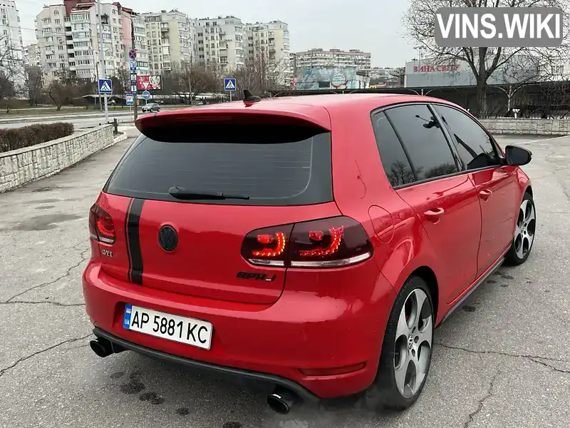 Хэтчбек Volkswagen Golf GTI 2012 1.98 л. Ручная / Механика обл. Запорожская, Запорожье - Фото 1/21