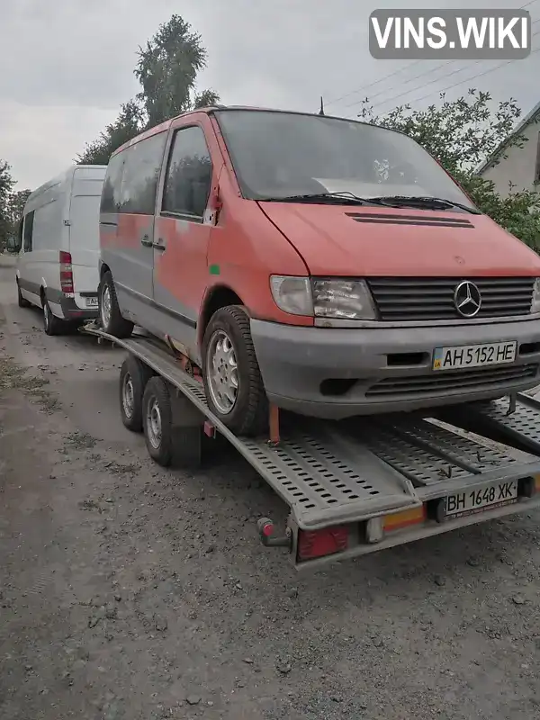 Минивэн Mercedes-Benz Vito 2000 2.2 л. Ручная / Механика обл. Одесская, Одесса - Фото 1/5