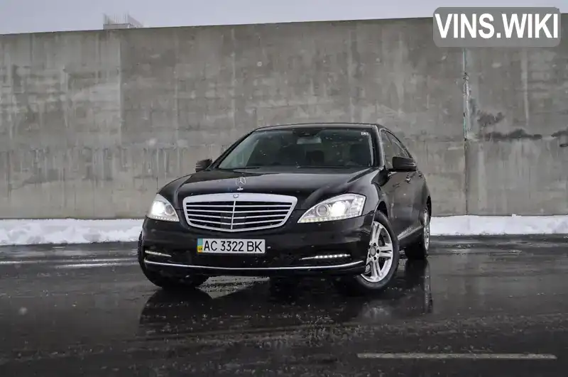 Седан Mercedes-Benz S-Class 2011 2.99 л. Автомат обл. Волынская, location.city.volodymyr - Фото 1/21