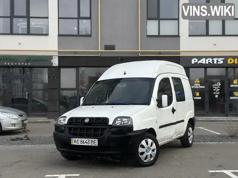 Минивэн Fiat Doblo 2005 1.25 л. Ручная / Механика обл. Волынская, Турииск - Фото 1/21