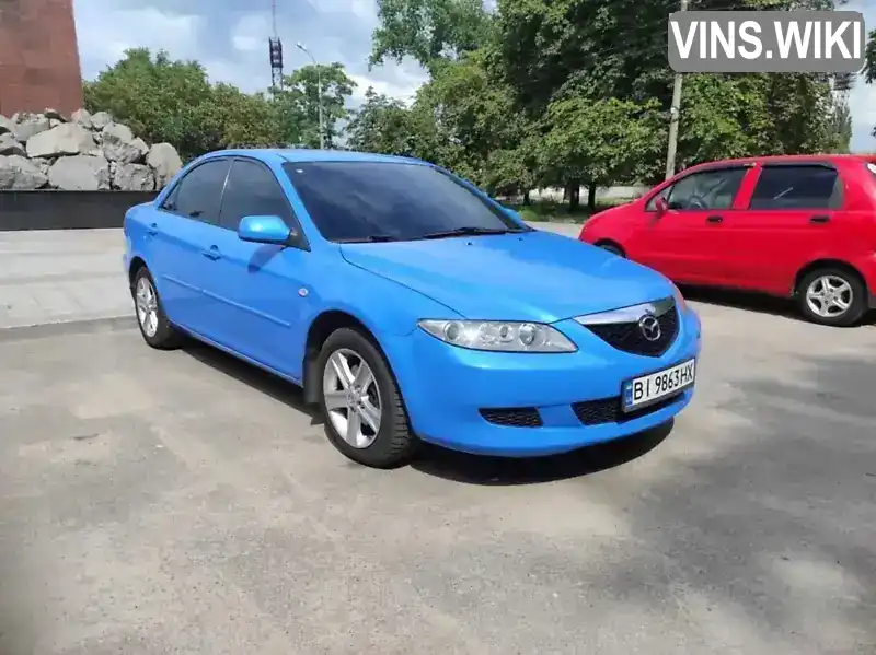 Седан Mazda 6 2003 2 л. Автомат обл. Полтавская, Горишние Плавни (Комсомольск) - Фото 1/10