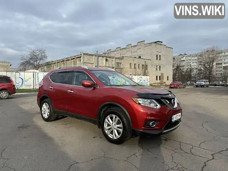 Внедорожник / Кроссовер Nissan Rogue 2015 2.5 л. Вариатор обл. Полтавская, Кременчуг - Фото 1/15