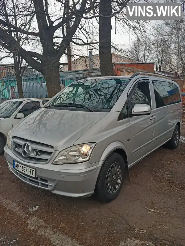 Минивэн Mercedes-Benz Vito 2010 2.15 л. Ручная / Механика обл. Житомирская, Черняхов - Фото 1/21