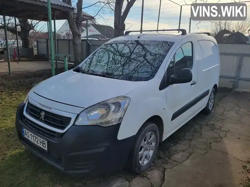 VF37BBHY6GJ893832 Peugeot Partner 2016 Минивэн 1.6 л. Фото 2