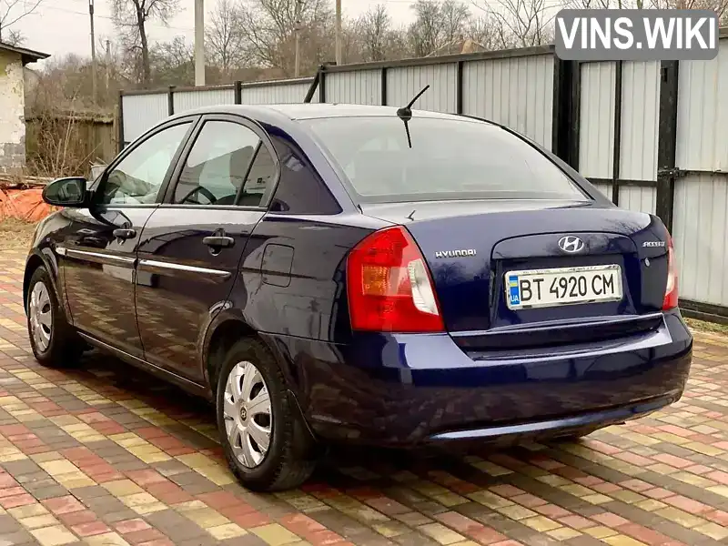 Седан Hyundai Accent 2008 1.4 л. Ручная / Механика обл. Сумская, Кролевец - Фото 1/21