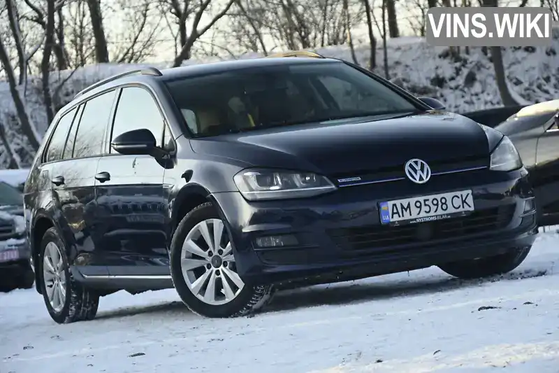 Універсал Volkswagen Golf 2014 1.4 л. Автомат обл. Житомирська, Бердичів - Фото 1/21