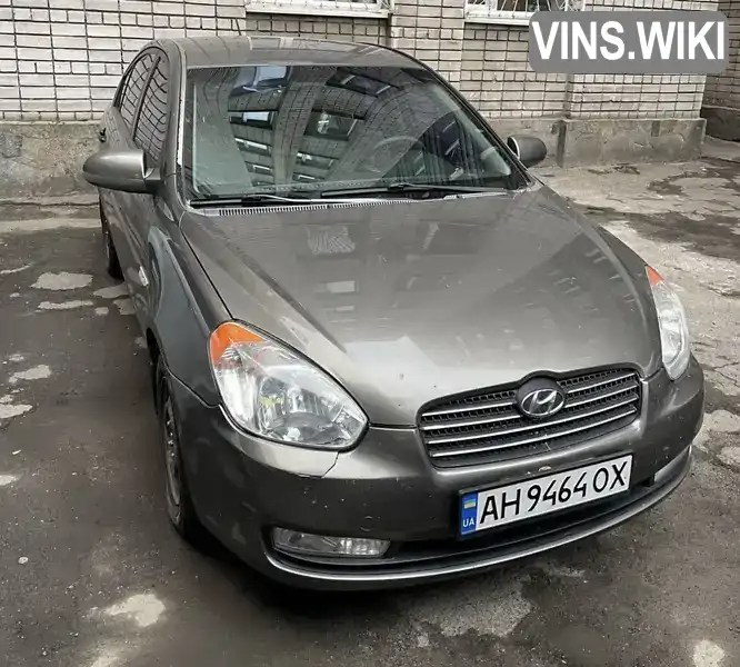 Седан Hyundai Accent 2008 1.5 л. Ручна / Механіка обл. Дніпропетровська, Дніпро (Дніпропетровськ) - Фото 1/7