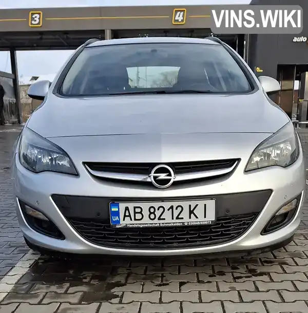 W0LPD8EW4E8037316 Opel Astra 2014 Універсал 1.7 л. Фото 1