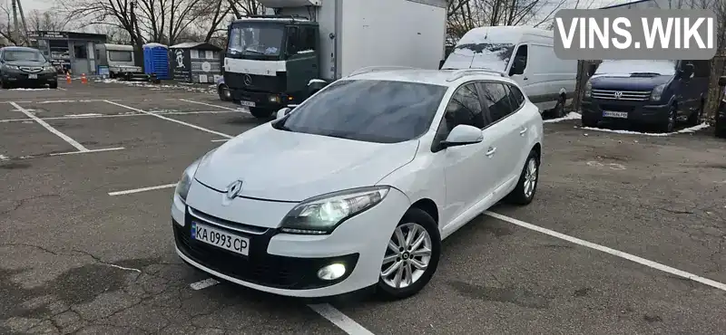 Універсал Renault Megane 2013 1.46 л. Ручна / Механіка обл. Київська, Софіївська Борщагівка - Фото 1/15