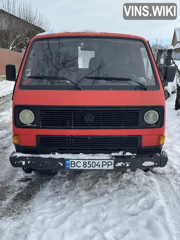 Минивэн Volkswagen Transporter 1982 1.9 л. Ручная / Механика обл. Львовская, Перемышляны - Фото 1/13