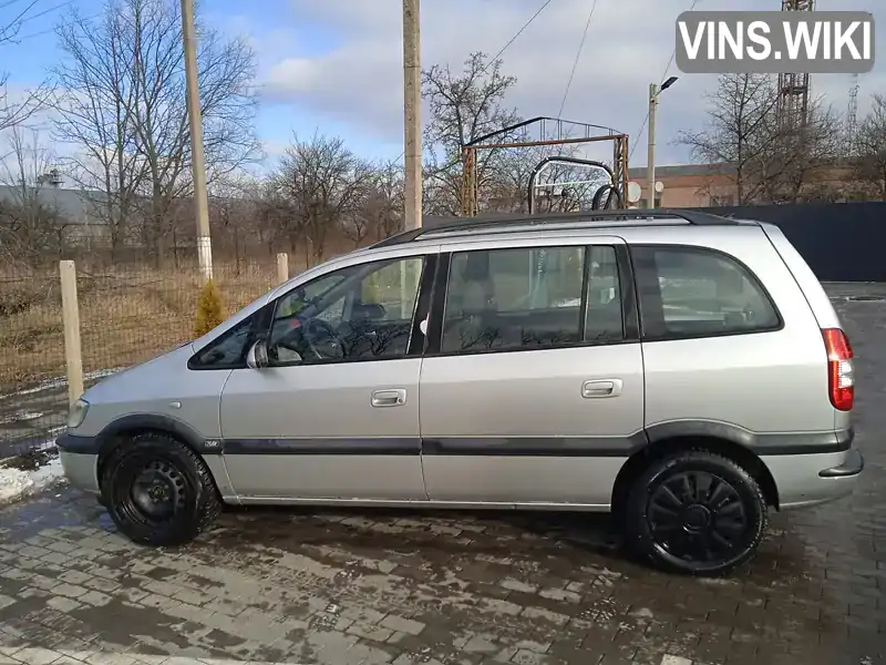 W0L0TGF7552084028 Opel Zafira 2004 Мінівен 1.8 л. Фото 3