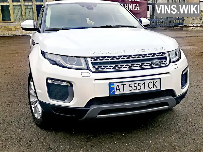 Позашляховик / Кросовер Land Rover Range Rover Evoque 2017 2 л. Автомат обл. Івано-Франківська, Івано-Франківськ - Фото 1/21