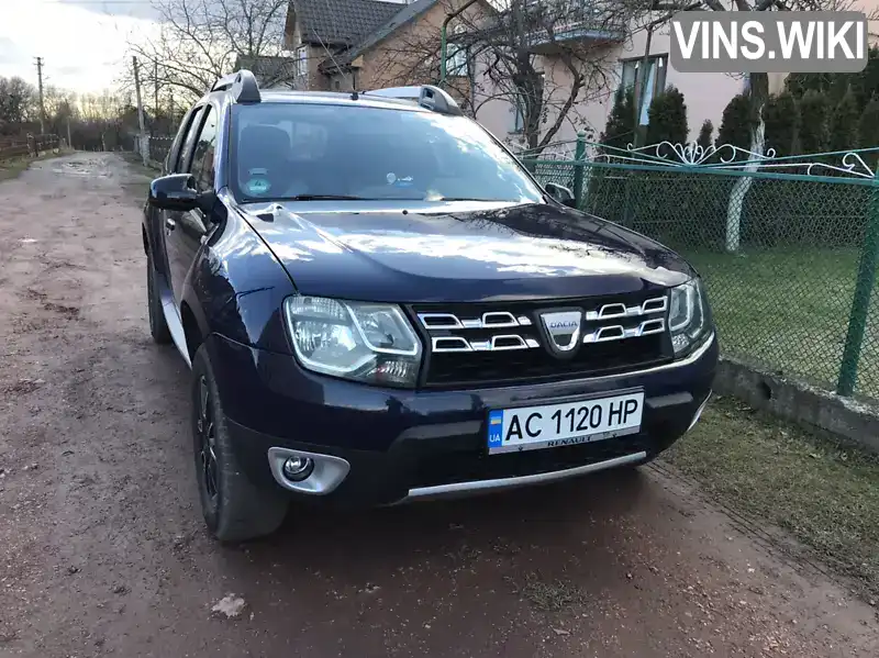 Внедорожник / Кроссовер Dacia Duster 2017 1.2 л. Ручная / Механика обл. Волынская, Иваничи - Фото 1/21