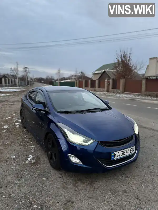 Седан Hyundai Elantra 2012 1.8 л. Автомат обл. Киевская, Киев - Фото 1/17