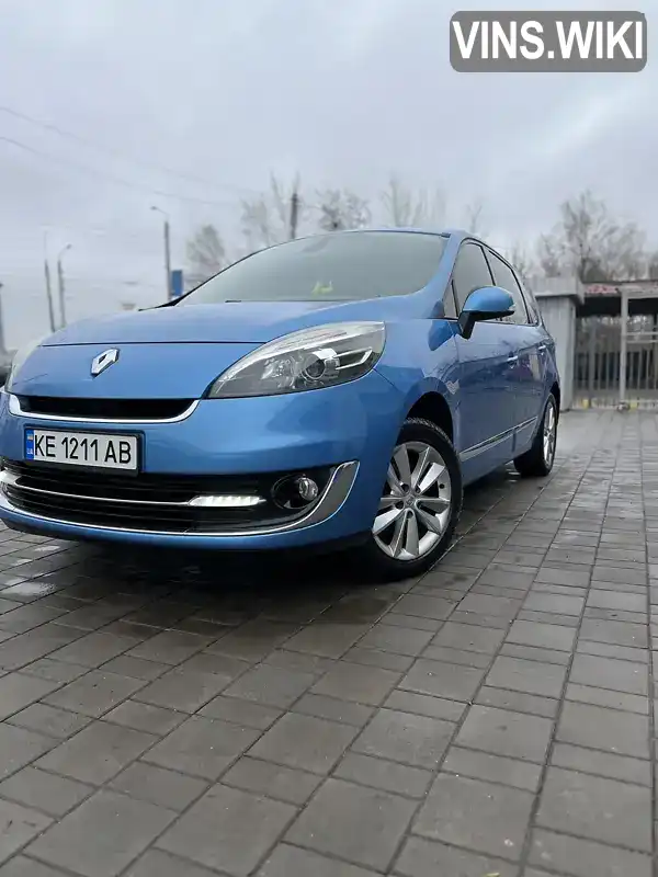 Минивэн Renault Grand Scenic 2013 1.46 л. Ручная / Механика обл. Кировоградская, Кропивницкий (Кировоград) - Фото 1/10