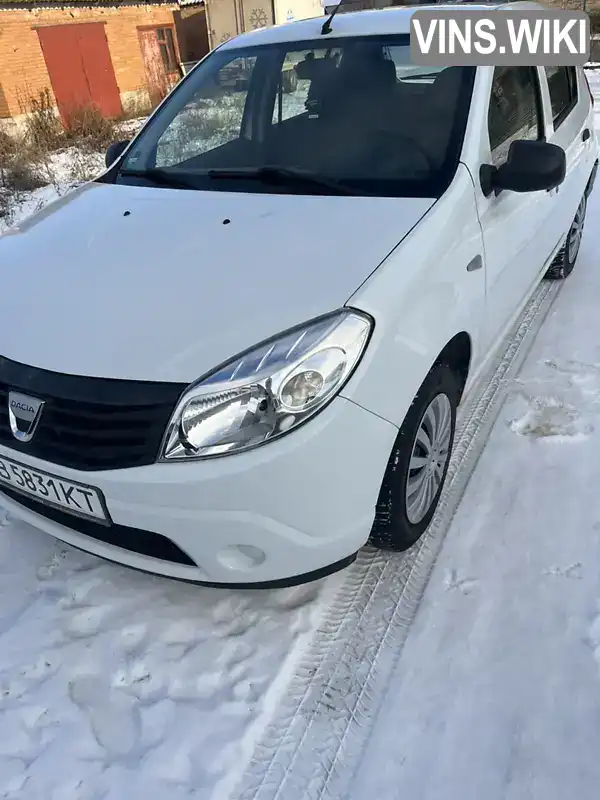 Хэтчбек Dacia Sandero 2009 1.39 л. обл. Винницкая, Винница - Фото 1/19