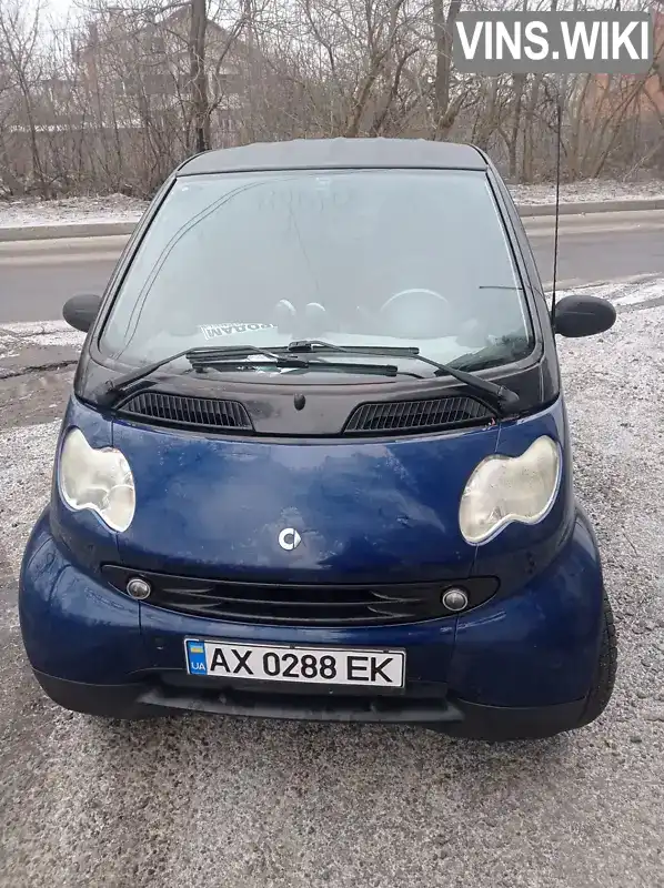 Купе Smart Fortwo 2003 0.7 л. Автомат обл. Харьковская, Харьков - Фото 1/4