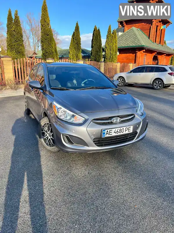 KMHCT4AE1FU879687 Hyundai Accent 2015 Седан 1.6 л. Фото 1