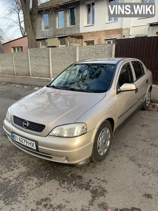 Хетчбек Opel Astra 2000 1.6 л. Ручна / Механіка обл. Полтавська, Диканька - Фото 1/8