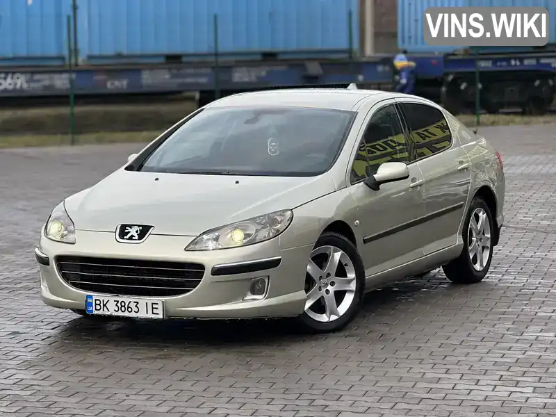 Седан Peugeot 407 2006 2 л. Ручная / Механика обл. Житомирская, Звягель - Фото 1/21