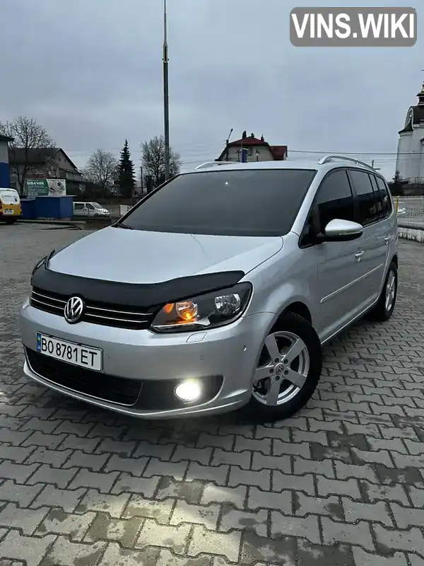 Минивэн Volkswagen Touran 2014 1.98 л. Автомат обл. Тернопольская, Бучач - Фото 1/21