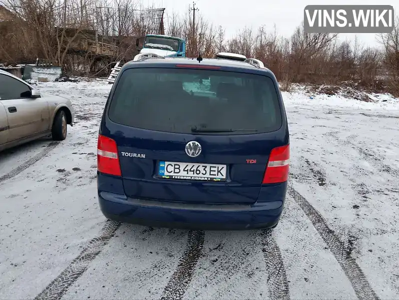 WVGZZZ1TZ5W185406 Volkswagen Touran 2005 Мінівен 1.9 л. Фото 4