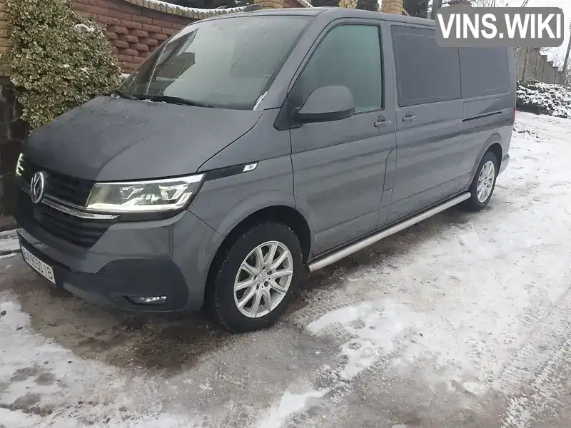 Минивэн Volkswagen Transporter 2020 1.97 л. Автомат обл. Хмельницкая, Хмельницкий - Фото 1/21