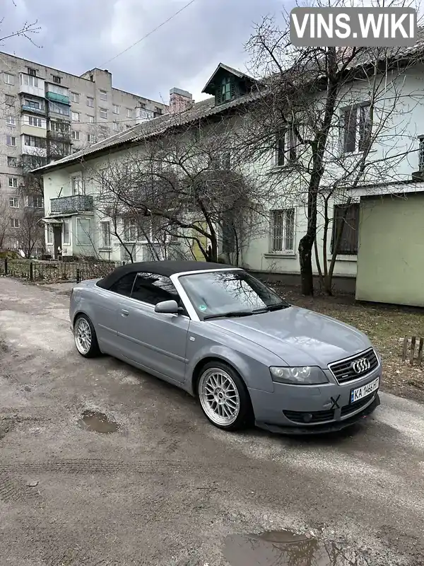 Кабриолет Audi A4 2004 3 л. Автомат обл. Киевская, Киев - Фото 1/7