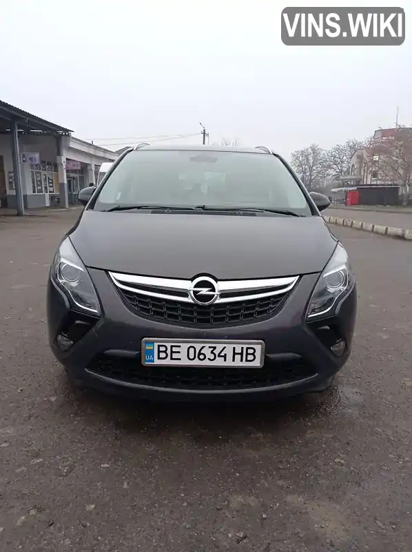 Мікровен Opel Zafira 2014 1.6 л. Ручна / Механіка обл. Миколаївська, Нова Одеса - Фото 1/12