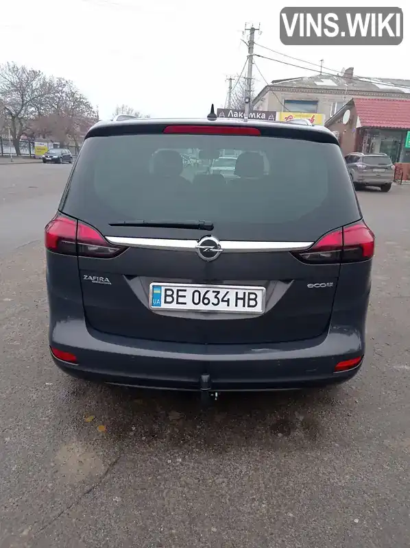 W0LPD9E37E2056456 Opel Zafira 2014 Микровэн 1.6 л. Фото 2