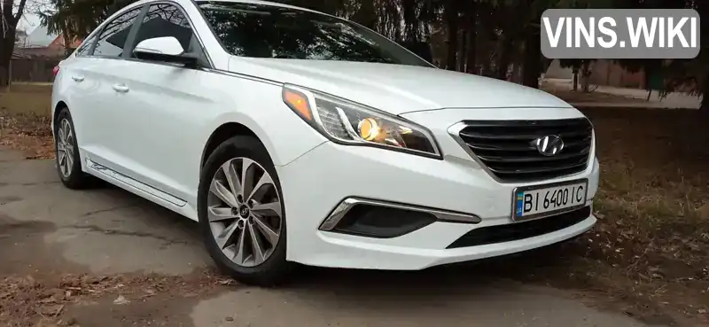 Седан Hyundai Sonata 2015 2.4 л. Автомат обл. Полтавская, Лубны - Фото 1/14