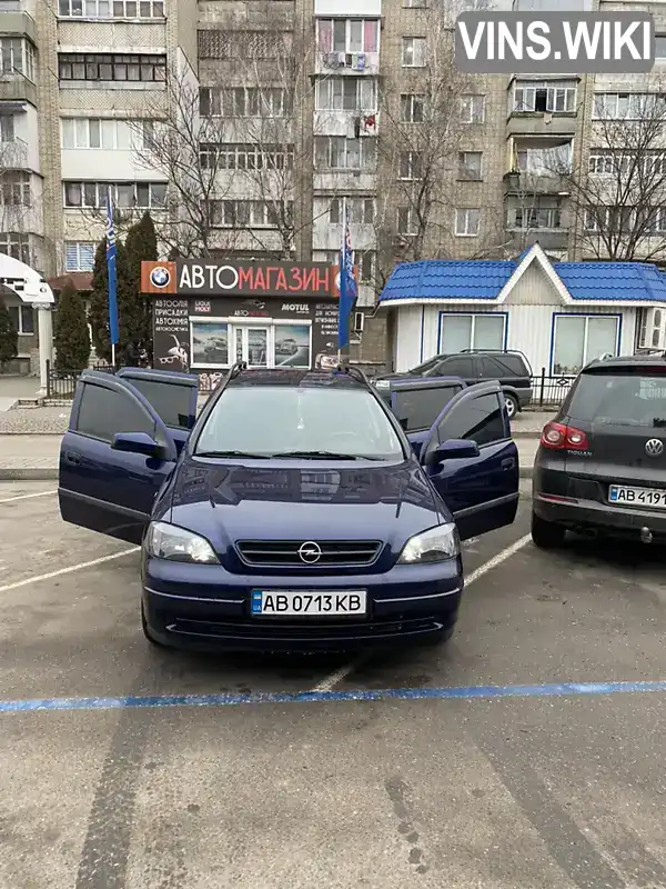 W0L0TGF35Y2188385 Opel Astra 2000 Универсал 1.6 л. Фото 1