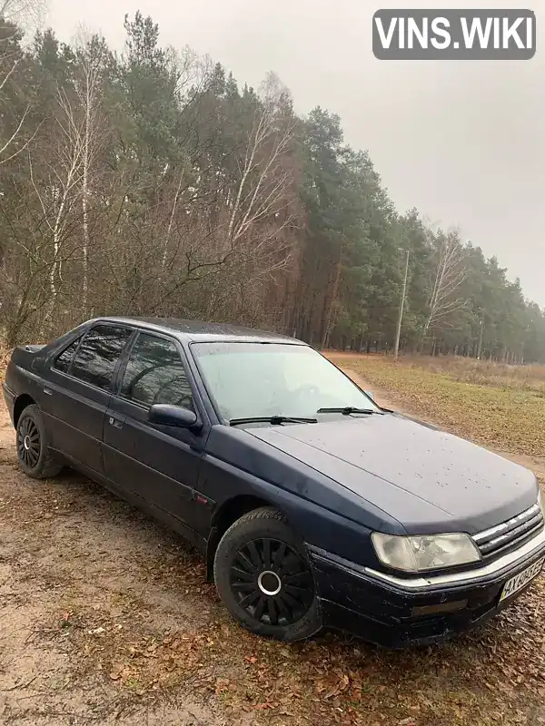 Седан Peugeot 605 1990 2 л. Ручная / Механика обл. Житомирская, location.city.irshansk - Фото 1/11