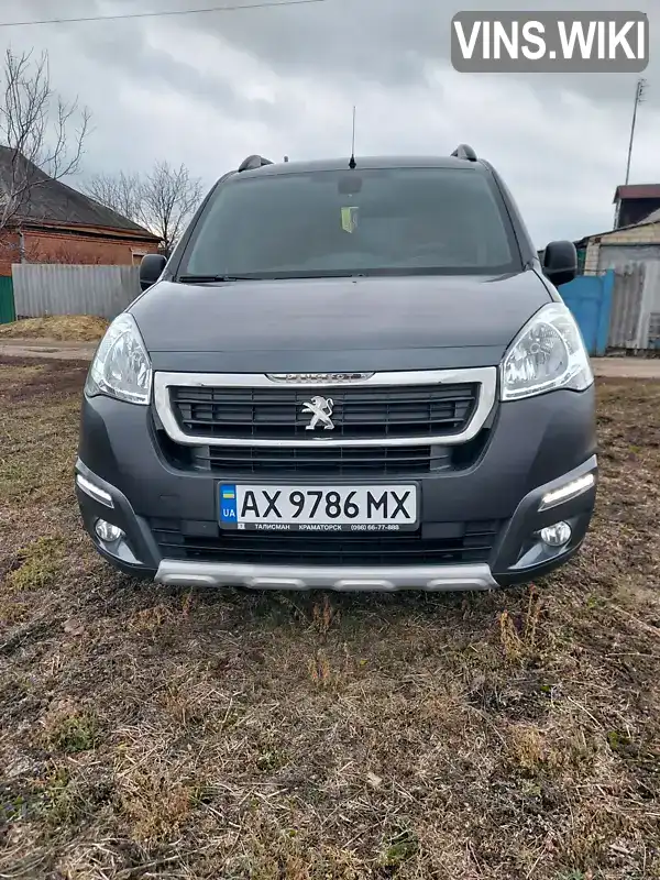 Минивэн Peugeot Partner 2017 1.56 л. Ручная / Механика обл. Харьковская, Харьков - Фото 1/13