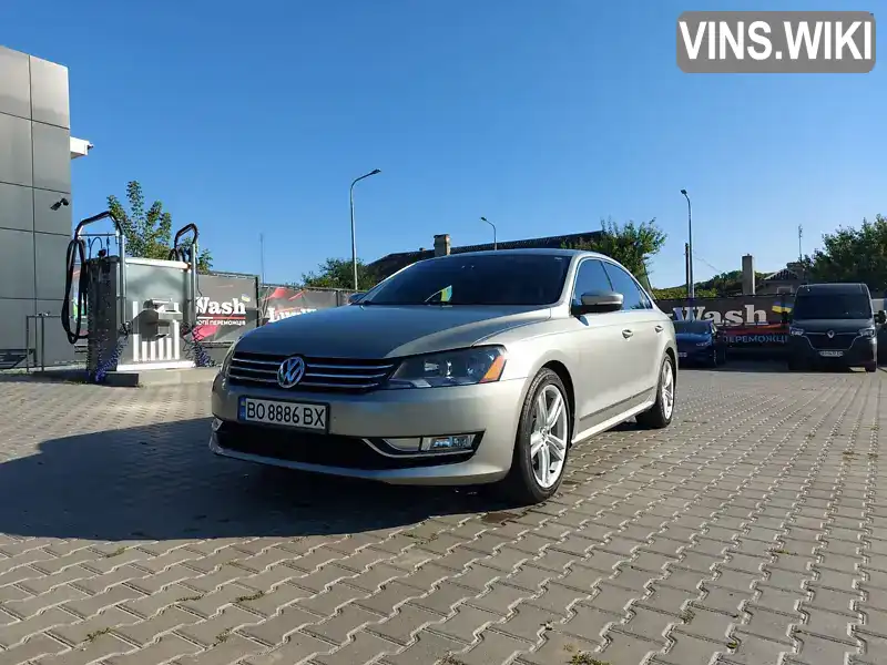 Седан Volkswagen Passat 2014 2 л. Автомат обл. Тернопільська, Теребовля - Фото 1/13