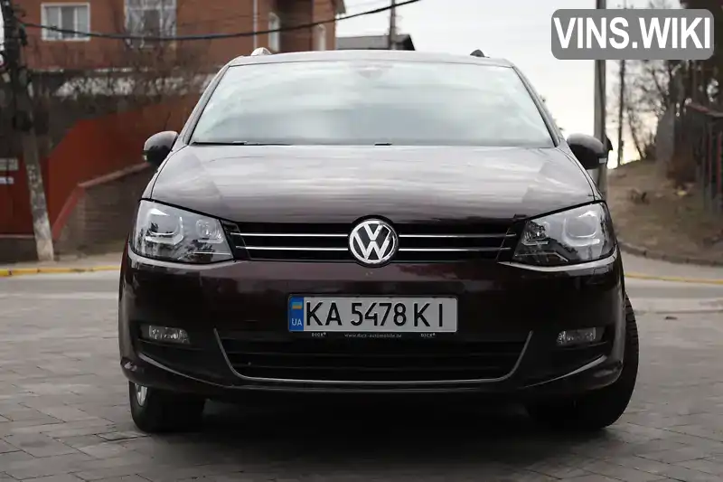 Минивэн Volkswagen Sharan 2015 1.97 л. Автомат обл. Киевская, Киев - Фото 1/21